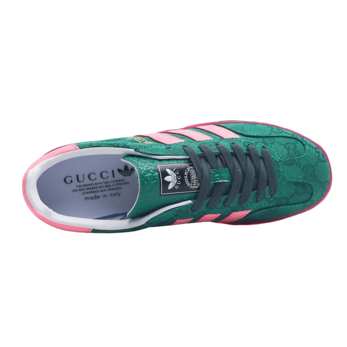 AXG Green Monogram Luxe Low Sneaker