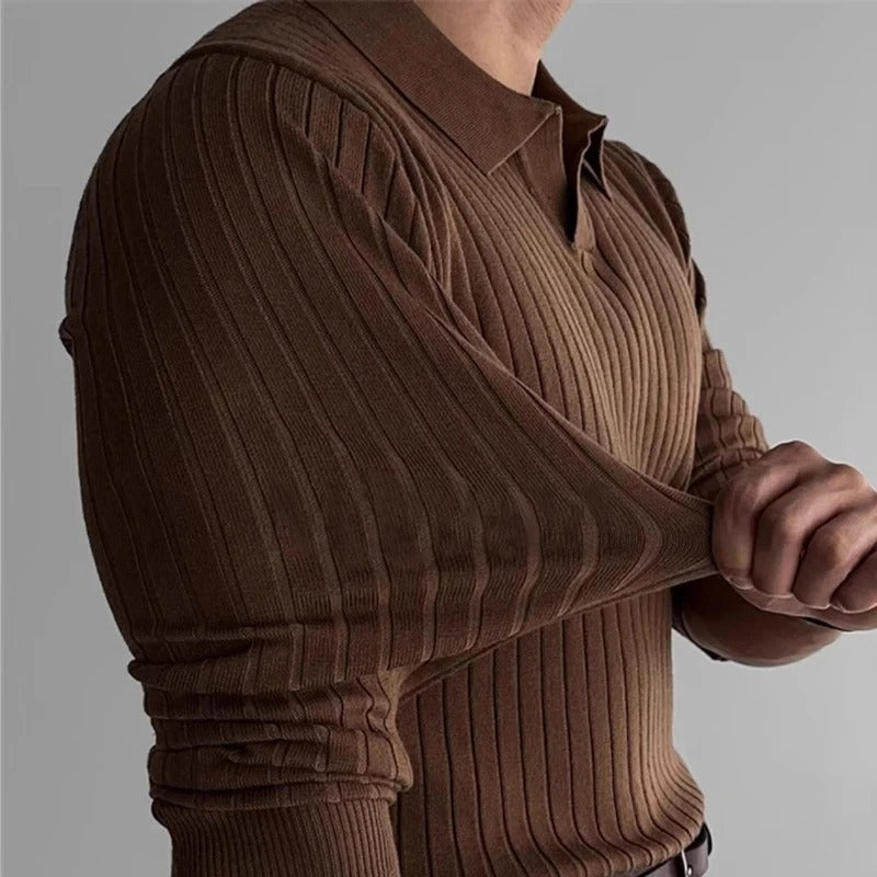 Noble Wear Old Money V-Collar Polo