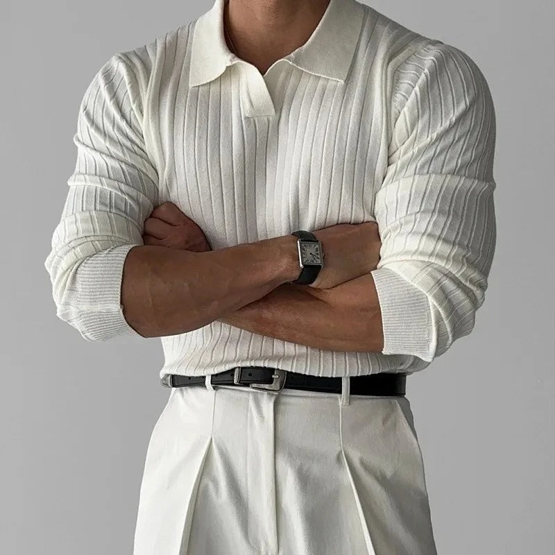 Noble Wear Old Money V-Collar Polo