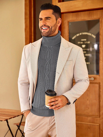 Noble Wear Oslo Slim Fit Turtleneck Sweater