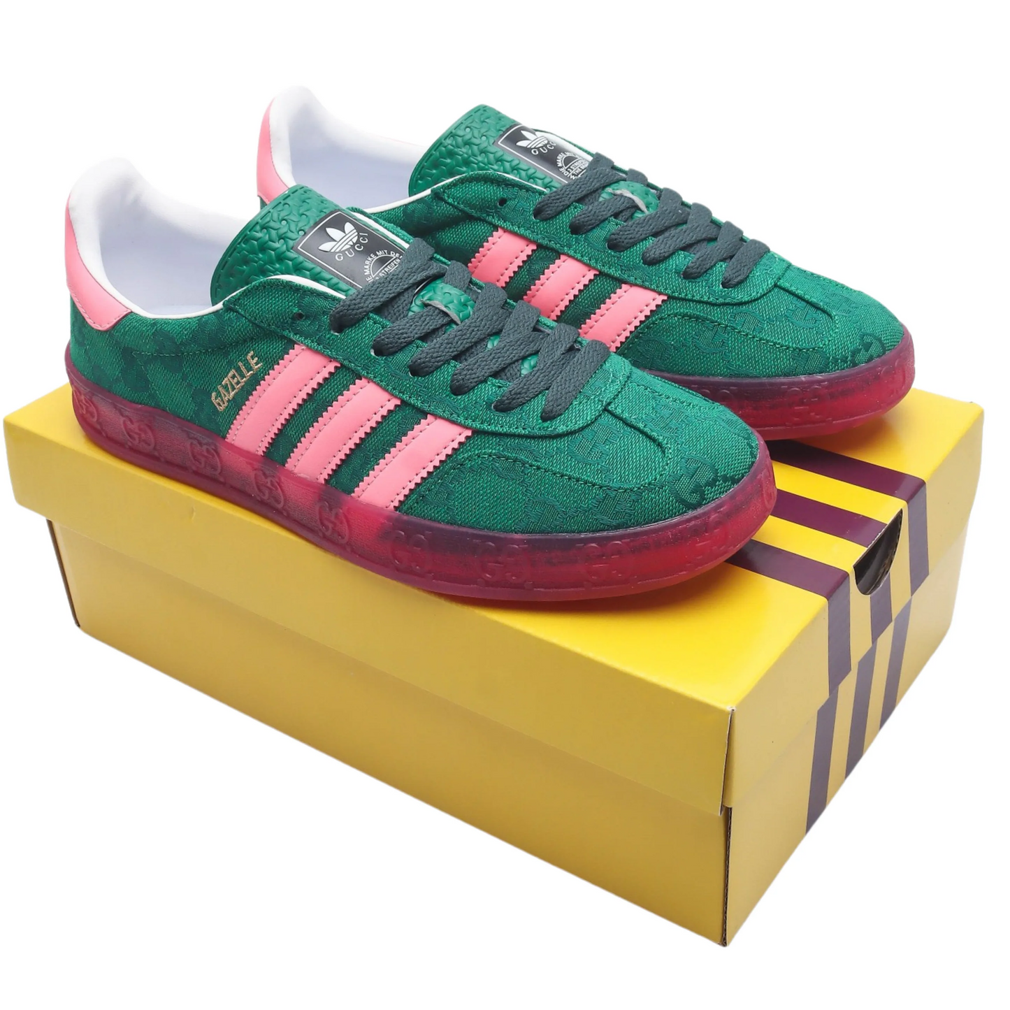 AXG Green Monogram Luxe Low Sneaker