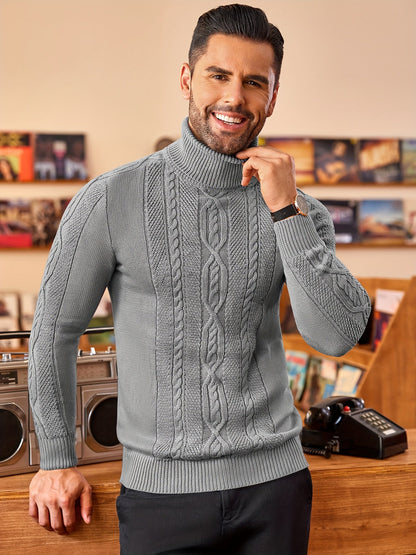Noble Wear Oslo Slim Fit Turtleneck Sweater
