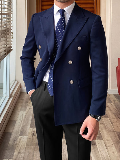 Noble Wear Kensington Double-Breasted Blazer