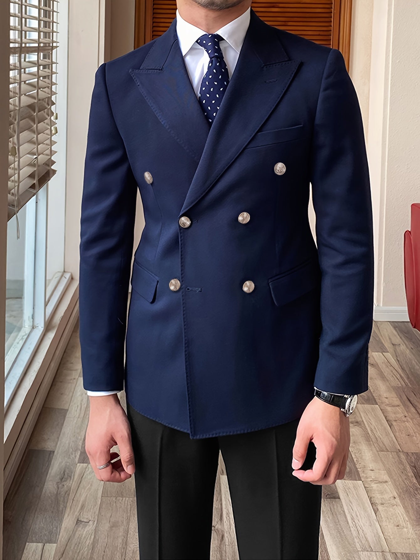 Noble Wear Kensington Double-Breasted Blazer