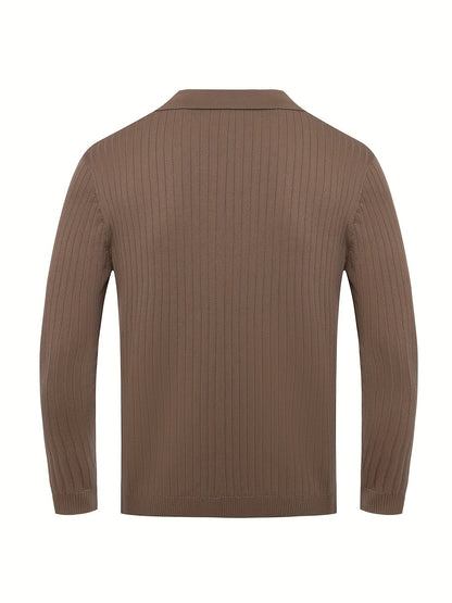 Noble Wear Aspen V-Neck Polo Sweater