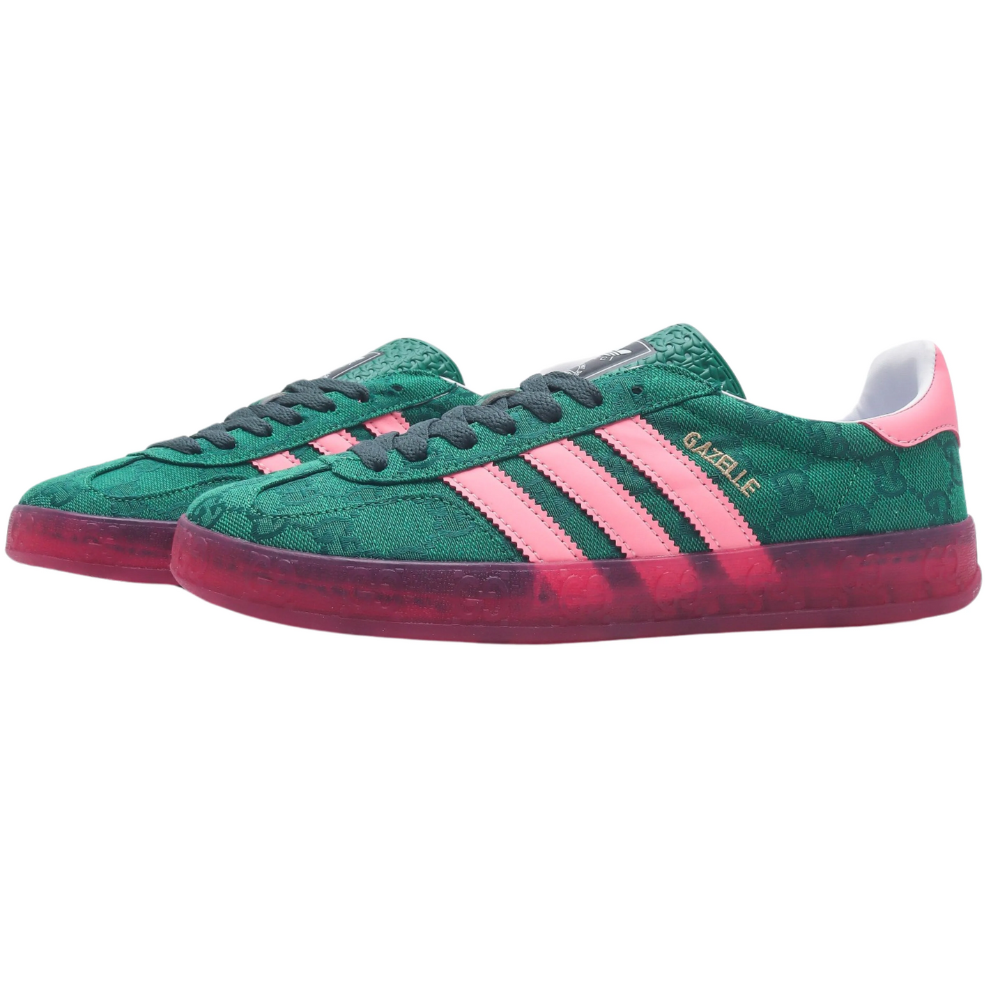 AXG Green Monogram Luxe Low Sneaker
