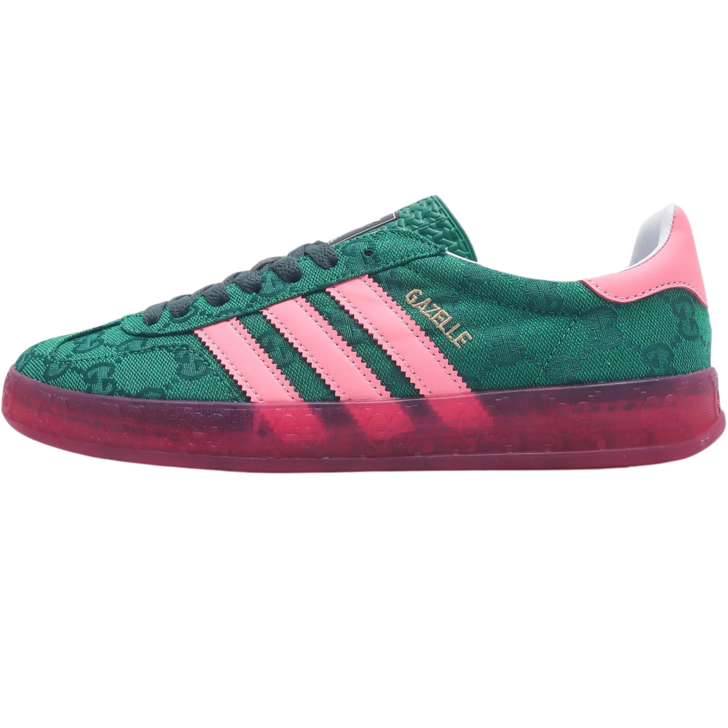 AXG Green Monogram Luxe Low Sneaker