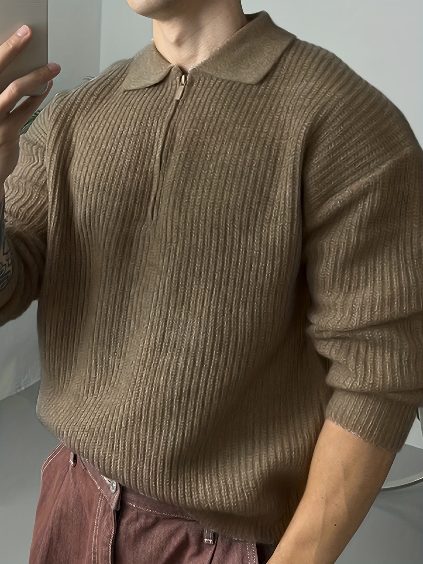 Noble Wear Regent Cable Knit Sweater