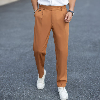 Noble Wear Bermingham Cropped Dress Pants