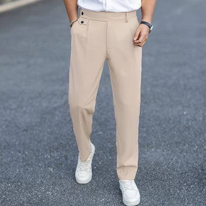 Noble Wear Bermingham Cropped Dress Pants