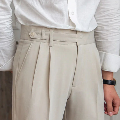 Noble Wear Oxford High Waist Pants
