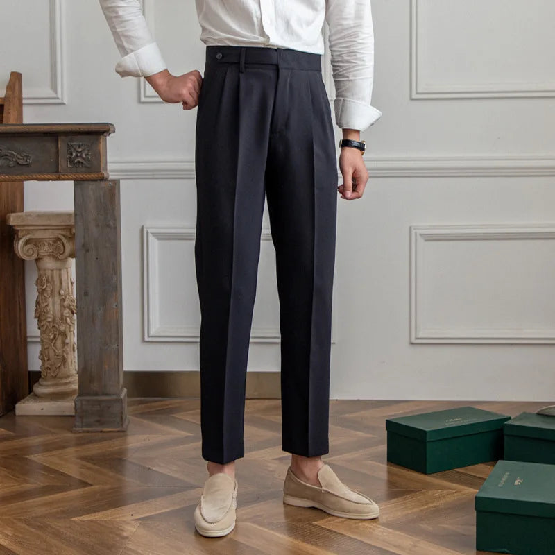 Noble Wear Oxford High Waist Pants