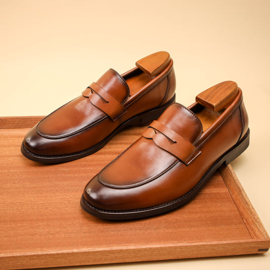 Noble Wear Oxford Penny Loafers