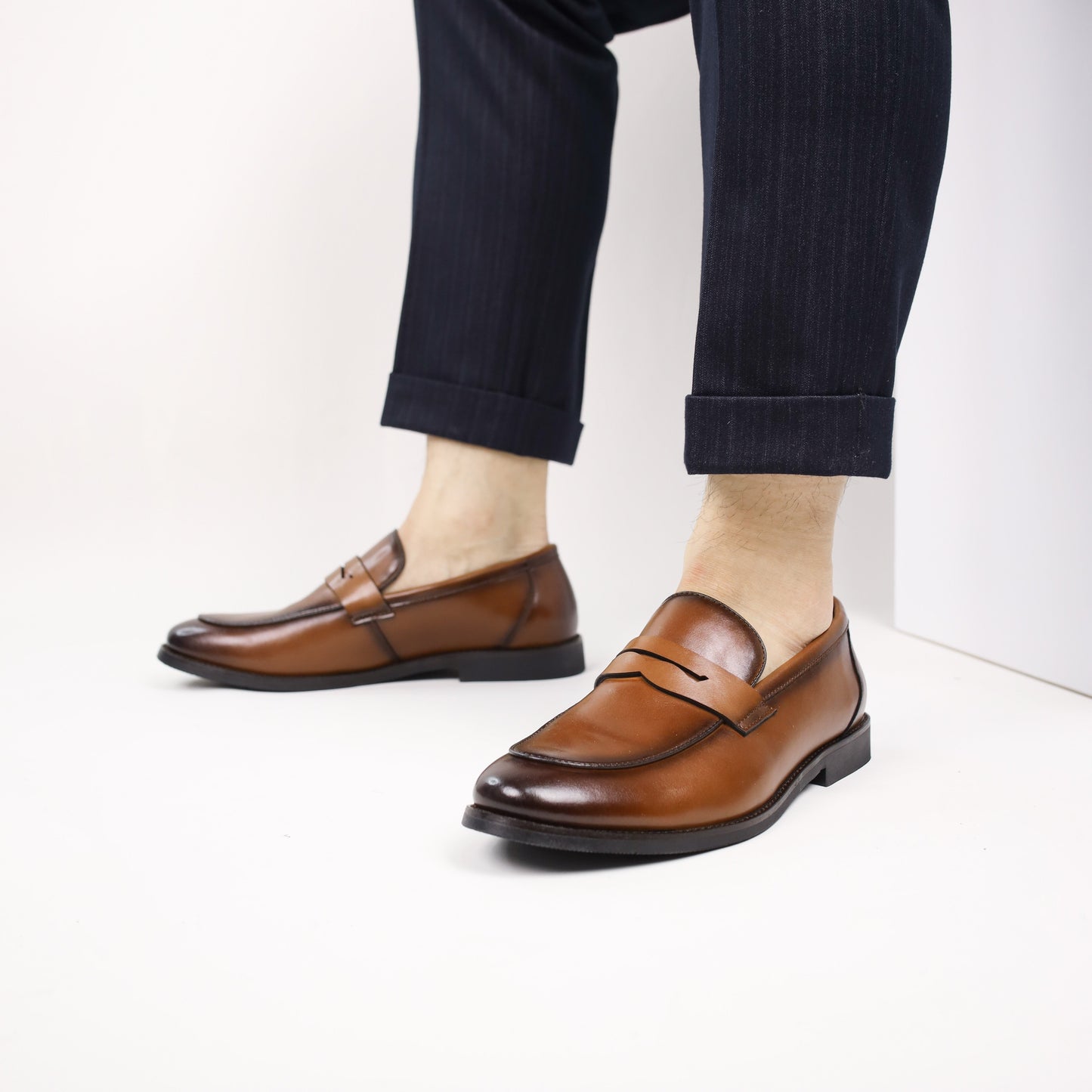 Noble Wear Oxford Penny Loafers