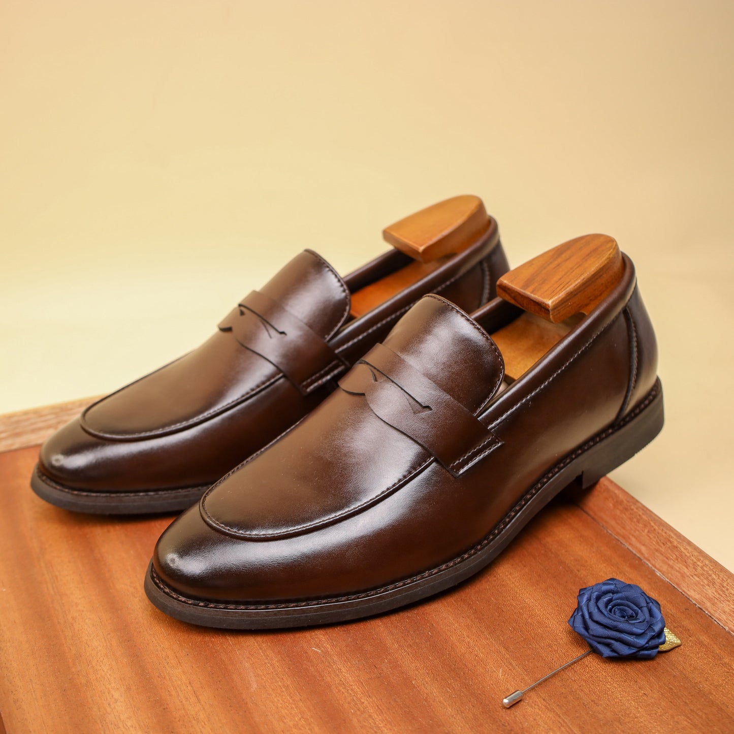 Noble Wear Oxford Penny Loafers