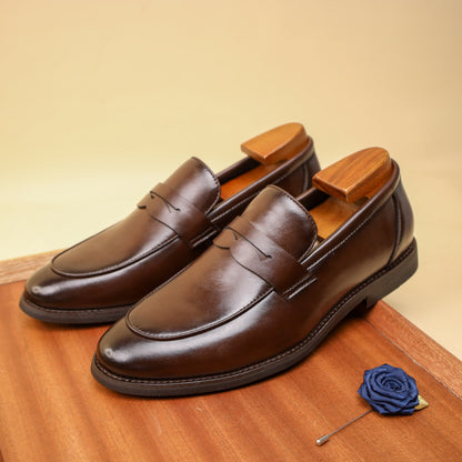 Noble Wear Oxford Penny Loafers