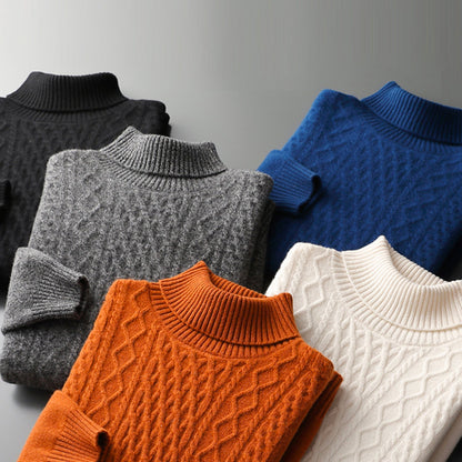 Noble Wear Berlin Turtleneck Merino Wool Sweater