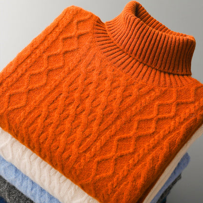 Noble Wear Berlin Turtleneck Merino Wool Sweater