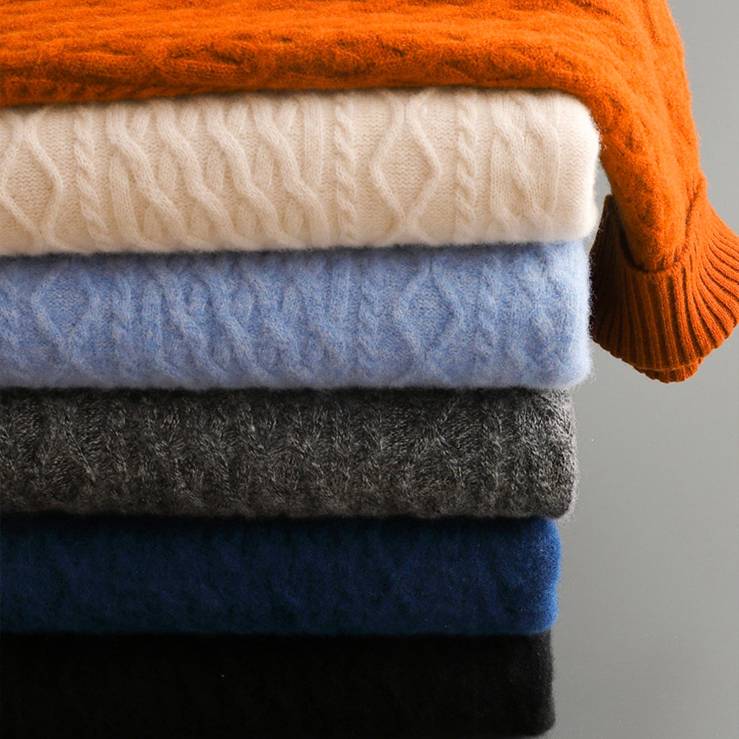 Noble Wear Berlin Turtleneck Merino Wool Sweater