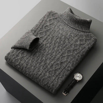 Noble Wear Berlin Turtleneck Merino Wool Sweater