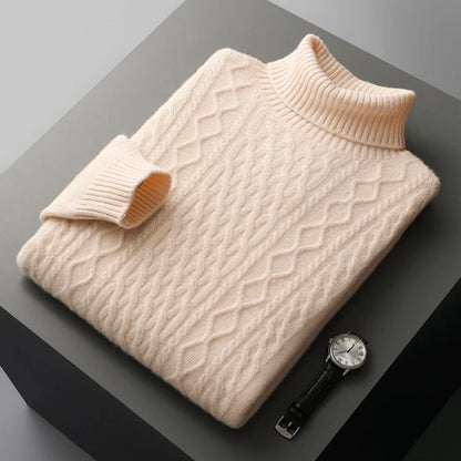 Noble Wear Berlin Turtleneck Merino Wool Sweater