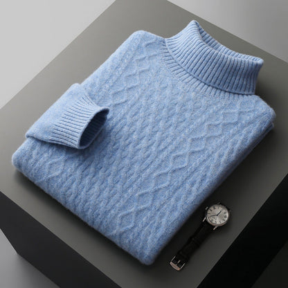 Noble Wear Berlin Turtleneck Merino Wool Sweater