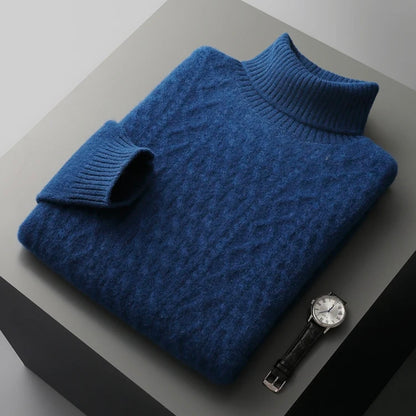 Noble Wear Berlin Turtleneck Merino Wool Sweater