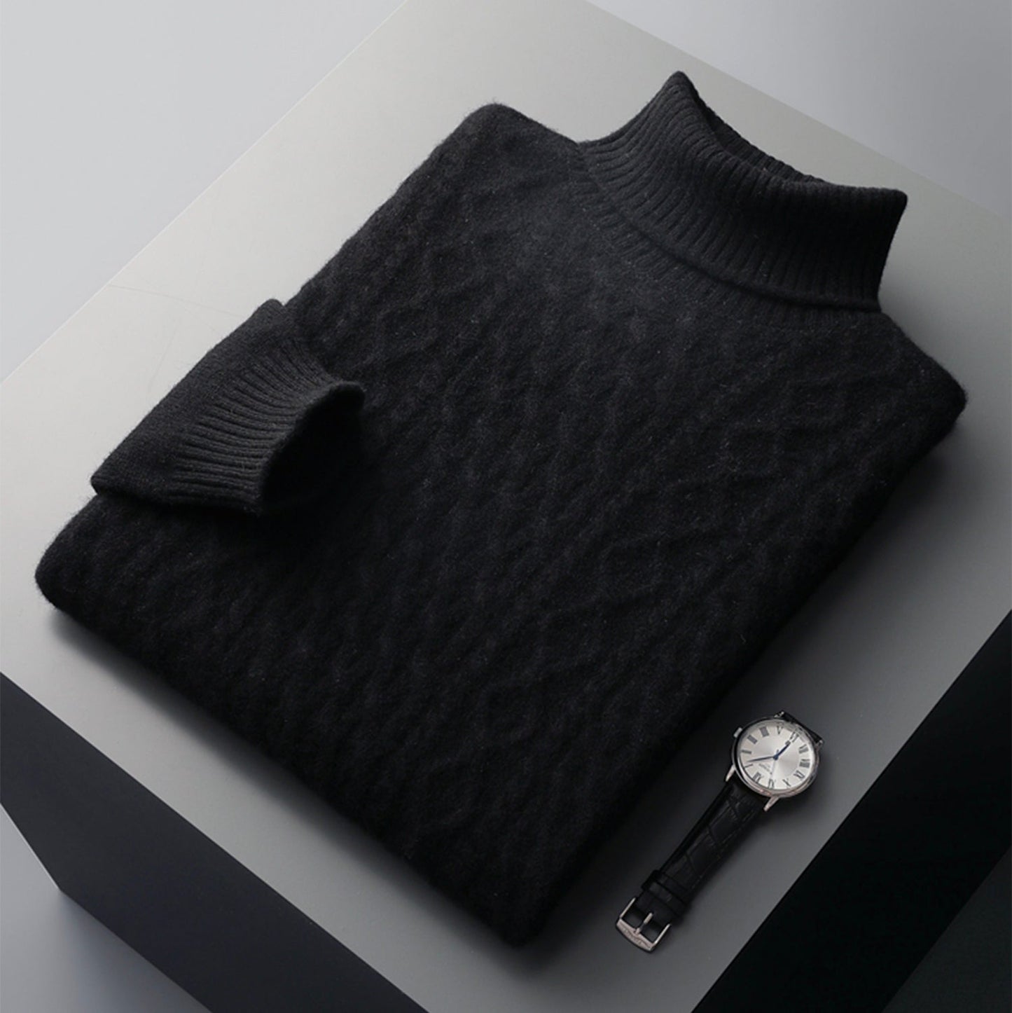Noble Wear Berlin Turtleneck Merino Wool Sweater