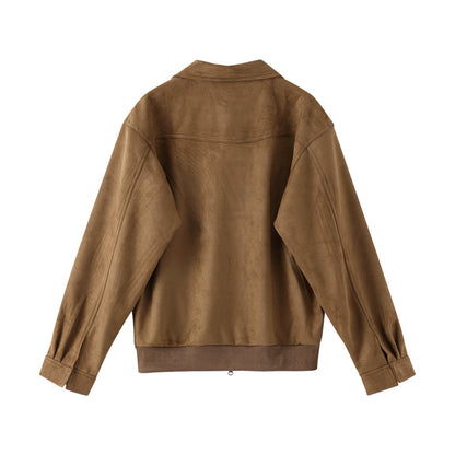 Noble Wear Vintage Suede Flight Jacket