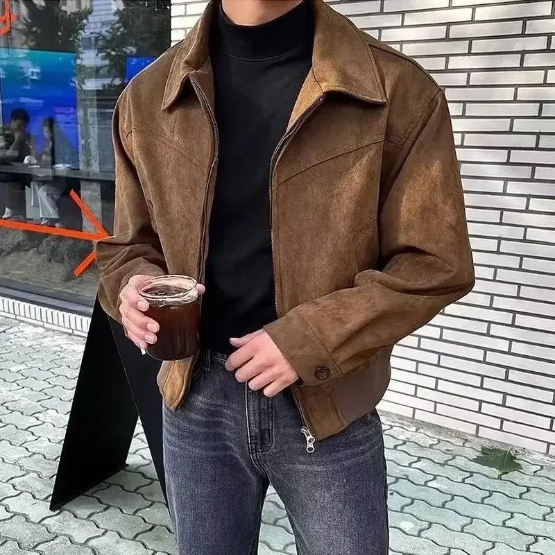 Noble Wear Vintage Suede Flight Jacket