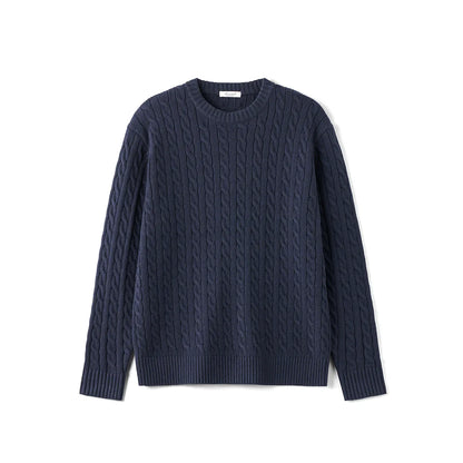 Noble Wear Vintage Cable Knit Sweater