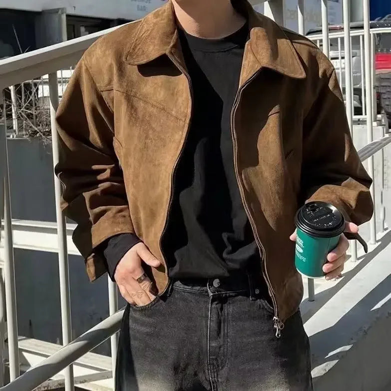 Noble Wear Vintage Suede Flight Jacket