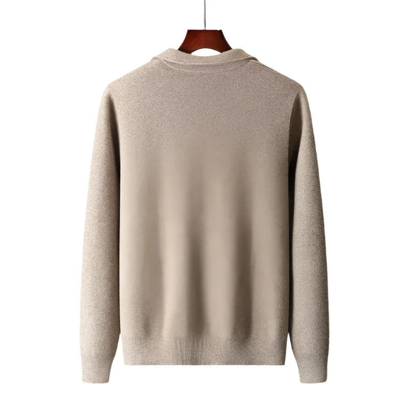Noble Wear Edinburgh Merino Wool Zippered Cardigan