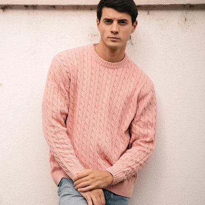 Noble Wear Vintage Cable Knit Sweater