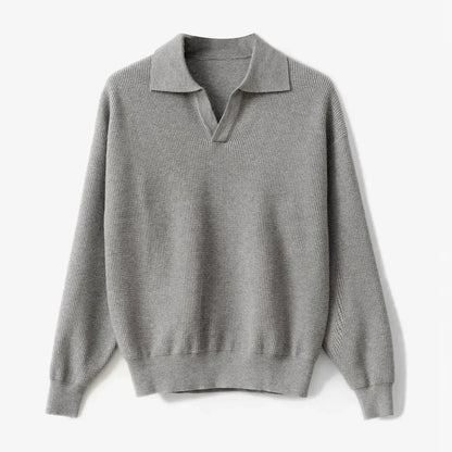 Noble Wear Alpine V-Neck Polo Sweater