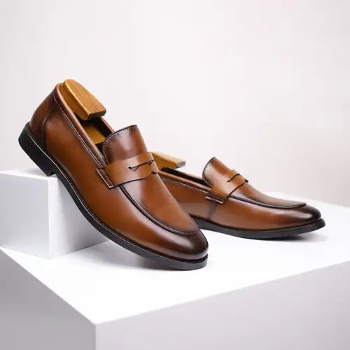 Noble Wear Oxford Penny Loafers