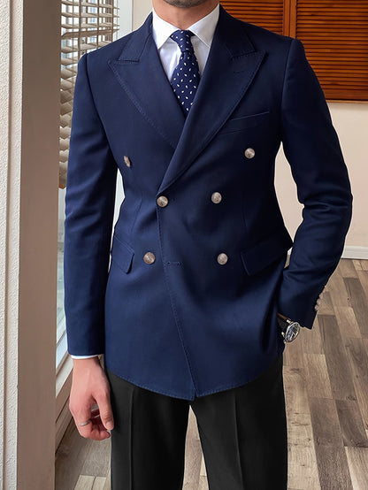Noble Wear Kensington Double-Breasted Blazer
