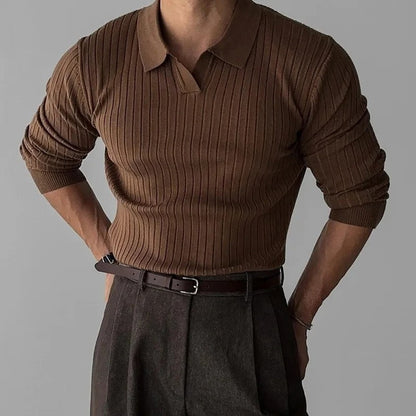 Noble Wear Old Money V-Collar Polo