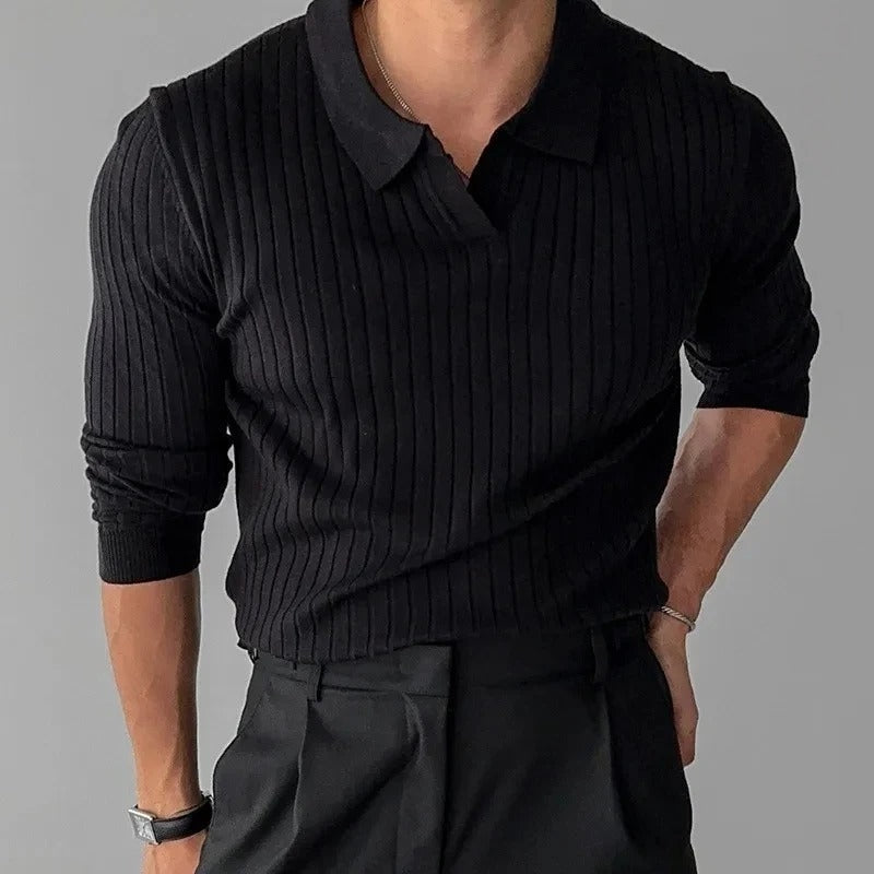 Noble Wear Old Money V-Collar Polo