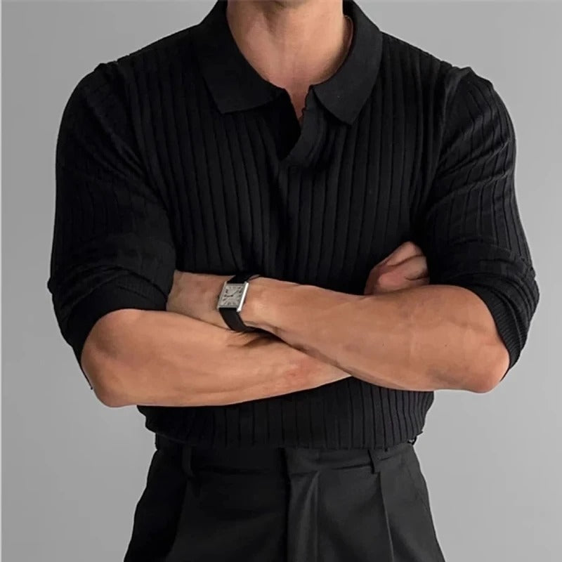 Noble Wear Old Money V-Collar Polo
